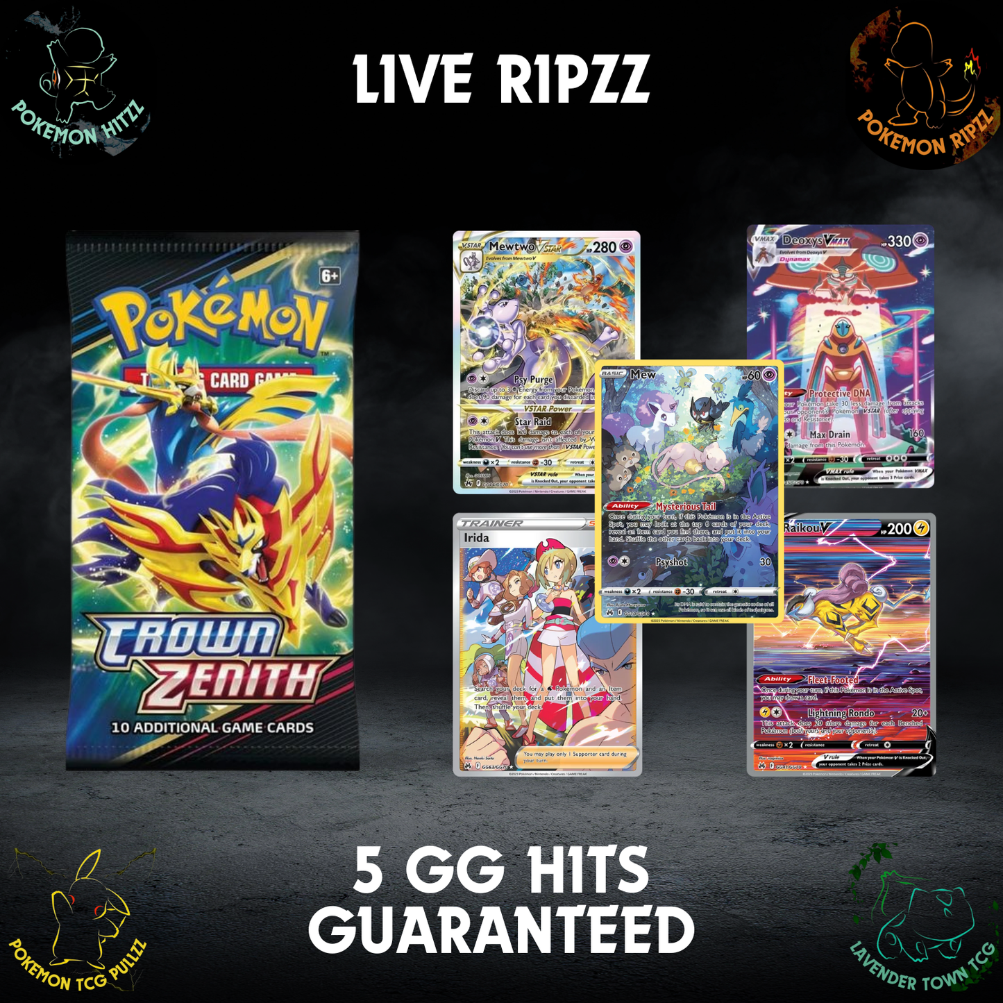 Pokémon Crown Zenith Special Tiers